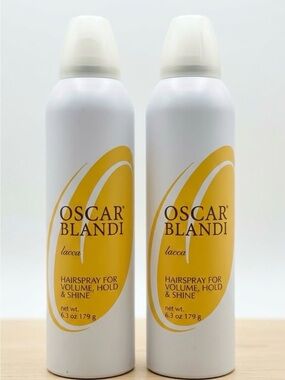 2 Oscar Blandi Lacca Hairspray (6.3 oz) each